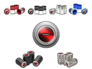 Mini Cooper Felgen Ventil Abdeckungenfür LKWs Stilvoller Look